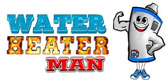 water heater man logo